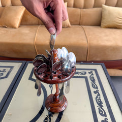 Handmade Wooden Spoon Stand | Utensil Holder by GoWooder