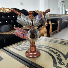 Handmade Wooden Choorri Stand/ Bangle Stand