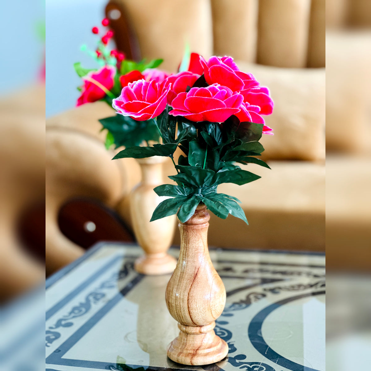 Simple Wood Vases