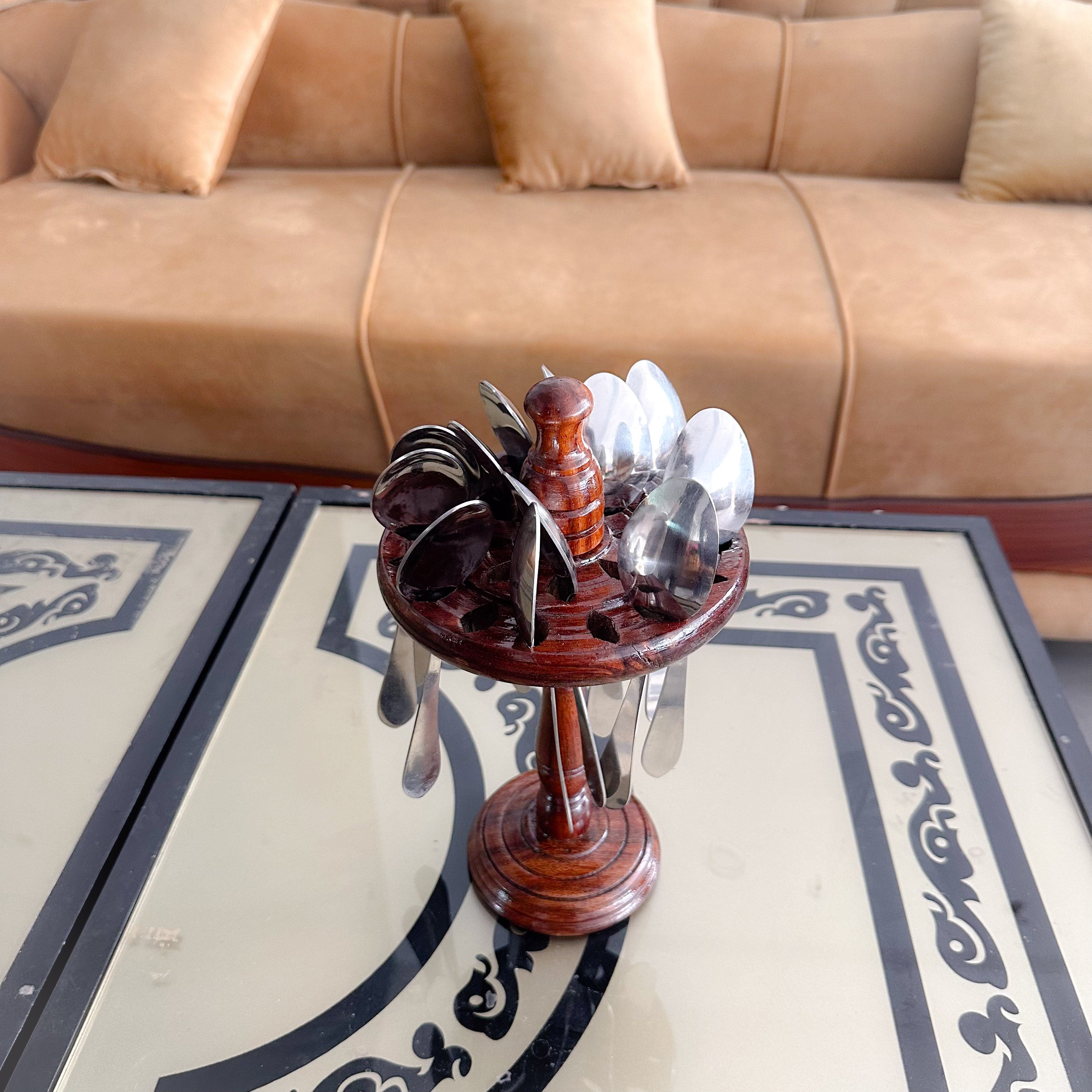 Handmade Wooden Spoon Stand | Utensil Holder by GoWooder
